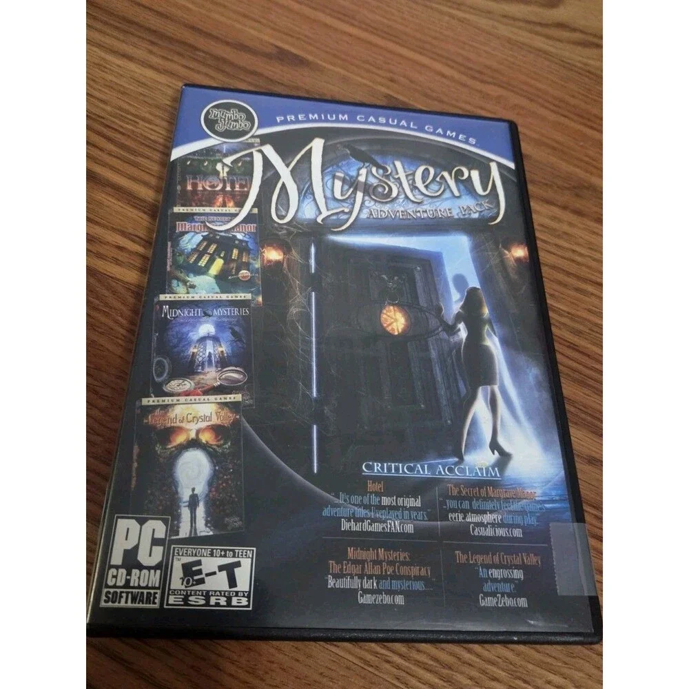 Mystery Adventure Pack PC 4 Games 2 Disc Hotel Margrave Midnight Mysteries